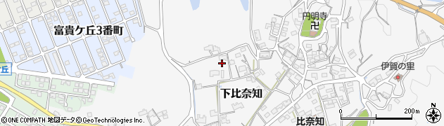 三重県名張市下比奈知2151周辺の地図