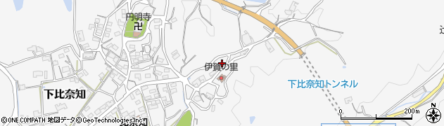 三重県名張市下比奈知3355周辺の地図