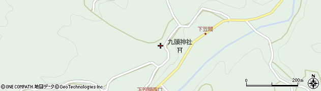 奈良県宇陀市室生下笠間470周辺の地図