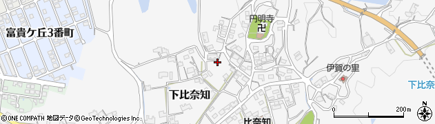三重県名張市下比奈知2228周辺の地図