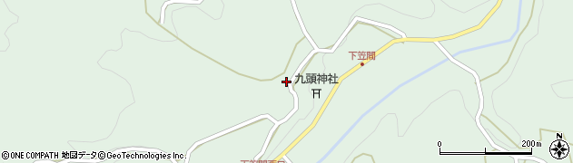 奈良県宇陀市室生下笠間1周辺の地図