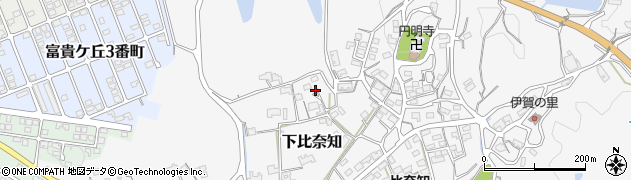 三重県名張市下比奈知2196周辺の地図