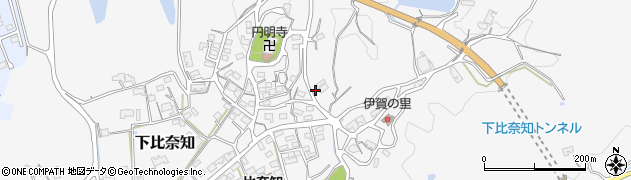 三重県名張市下比奈知3294周辺の地図