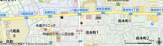 セコム株式会社　八尾支社周辺の地図