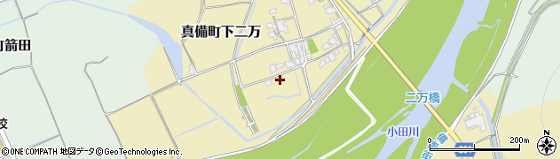 岡山県倉敷市真備町下二万2121周辺の地図
