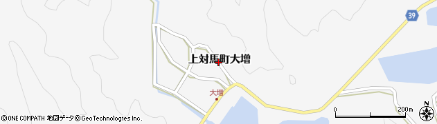 長崎県対馬市上対馬町大増周辺の地図