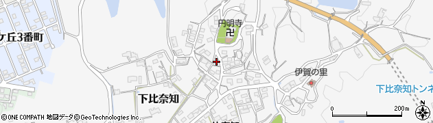 三重県名張市下比奈知1742周辺の地図