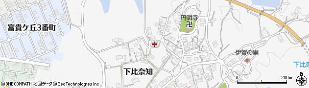 三重県名張市下比奈知2254周辺の地図