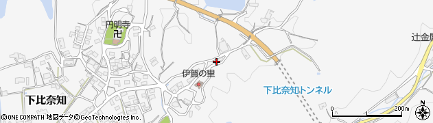 三重県名張市下比奈知3362周辺の地図