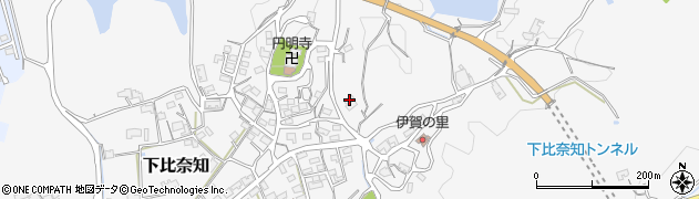 三重県名張市下比奈知3299周辺の地図