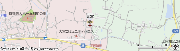 岡山県岡山市東区下阿知889周辺の地図