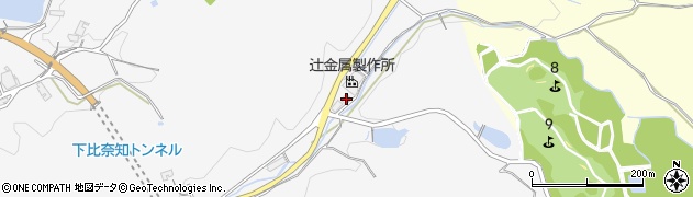 三重県名張市下比奈知3515周辺の地図
