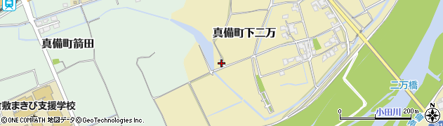 岡山県倉敷市真備町下二万2154周辺の地図