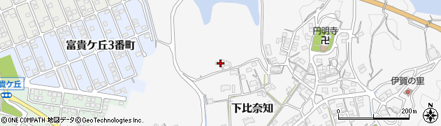 三重県名張市下比奈知2342周辺の地図