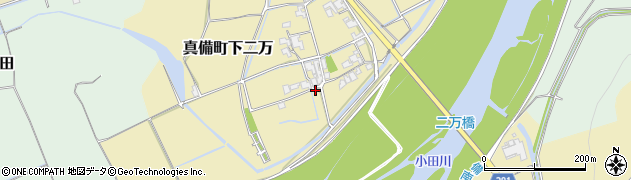 岡山県倉敷市真備町下二万2097周辺の地図