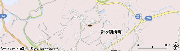 奈良県奈良市針ヶ別所町1342周辺の地図