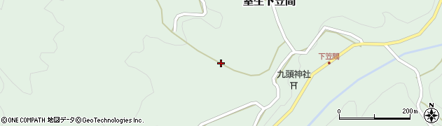 奈良県宇陀市室生下笠間709周辺の地図