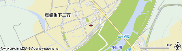 岡山県倉敷市真備町下二万2089-8周辺の地図