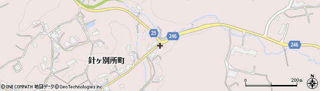 奈良県奈良市針ヶ別所町445周辺の地図