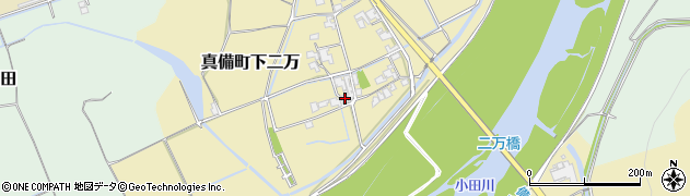 岡山県倉敷市真備町下二万2098周辺の地図