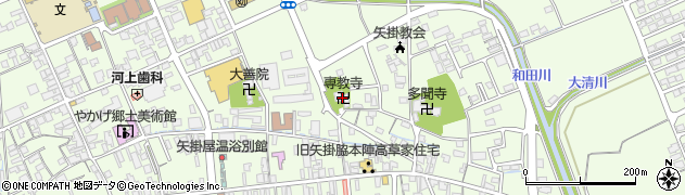浄土真宗専教寺周辺の地図
