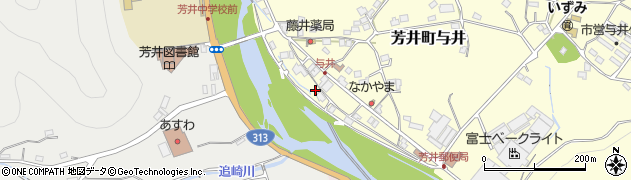 岡山県井原市芳井町与井30周辺の地図