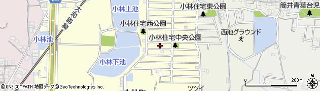 小林住宅連合自治会館周辺の地図