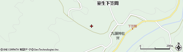 奈良県宇陀市室生下笠間620周辺の地図