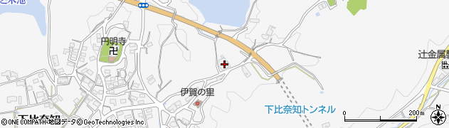 三重県名張市下比奈知3364周辺の地図