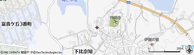 三重県名張市下比奈知2251周辺の地図