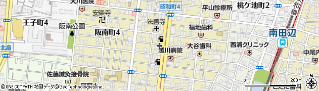 アーク進学会・ファイト個別学院阿倍野校周辺の地図