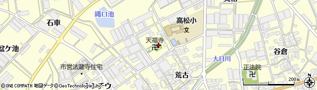 愛知県田原市高松町木場10周辺の地図