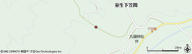 奈良県宇陀市室生下笠間689周辺の地図
