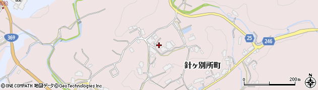 奈良県奈良市針ヶ別所町1298周辺の地図