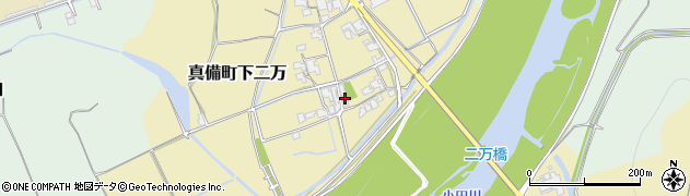 岡山県倉敷市真備町下二万2087周辺の地図