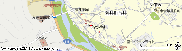 芳井ふれあい作業所周辺の地図
