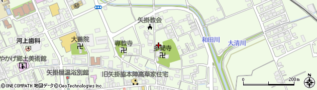 渡辺清邦庵周辺の地図