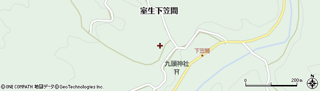 奈良県宇陀市室生下笠間479周辺の地図
