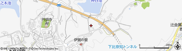 三重県名張市下比奈知3365周辺の地図
