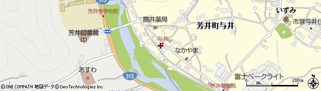 岡山県井原市芳井町与井141周辺の地図