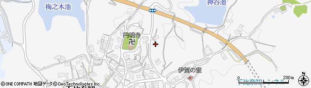 三重県名張市下比奈知3302周辺の地図