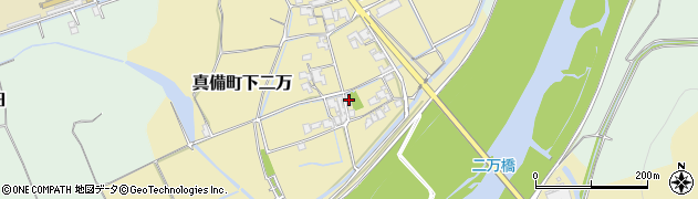 岡山県倉敷市真備町下二万2086周辺の地図