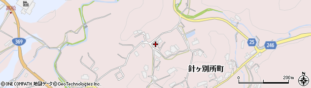 奈良県奈良市針ヶ別所町1285周辺の地図