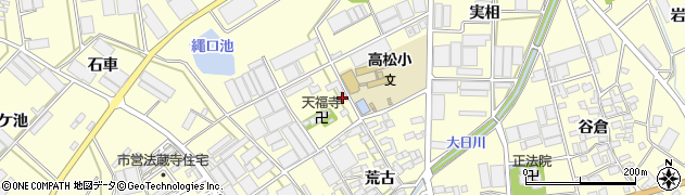 愛知県田原市高松町木場22周辺の地図