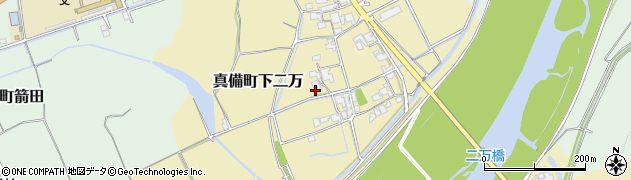 岡山県倉敷市真備町下二万2064周辺の地図