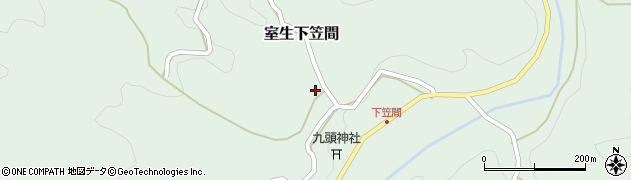 奈良県宇陀市室生下笠間481周辺の地図