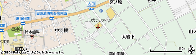 愛知県田原市古田町エゲノ前144周辺の地図