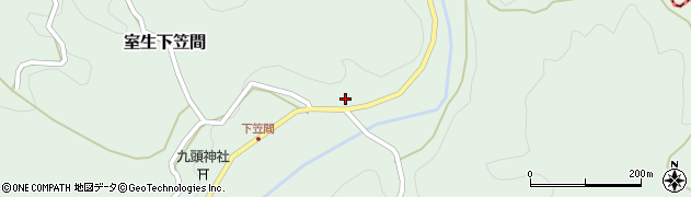 奈良県宇陀市室生下笠間85周辺の地図