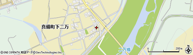 岡山県倉敷市真備町下二万1951-9周辺の地図