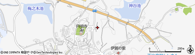 三重県名張市下比奈知3267周辺の地図